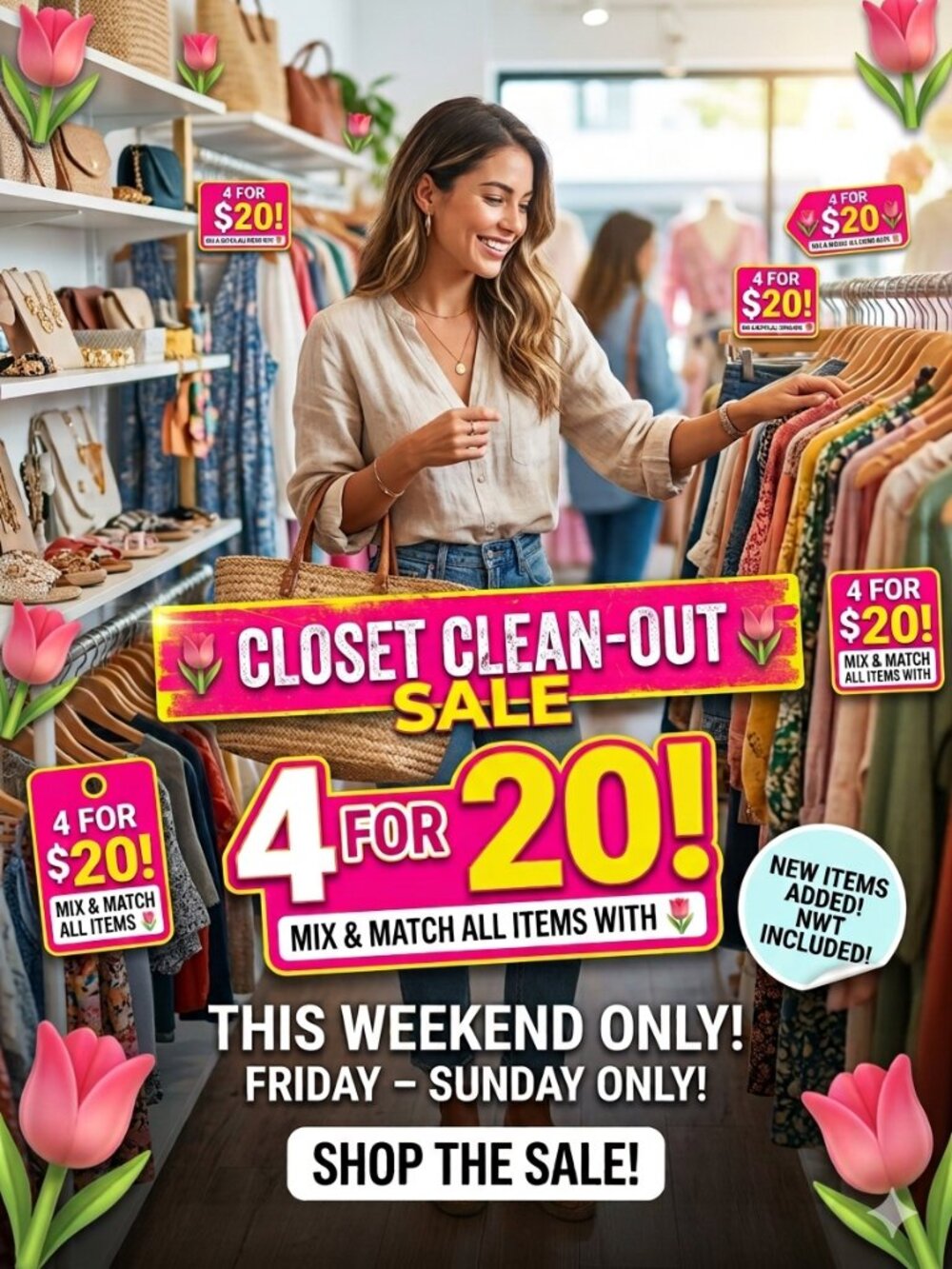 🌷 Closet Clean Out SALE! 4 🌷 Items 🌷 for $20